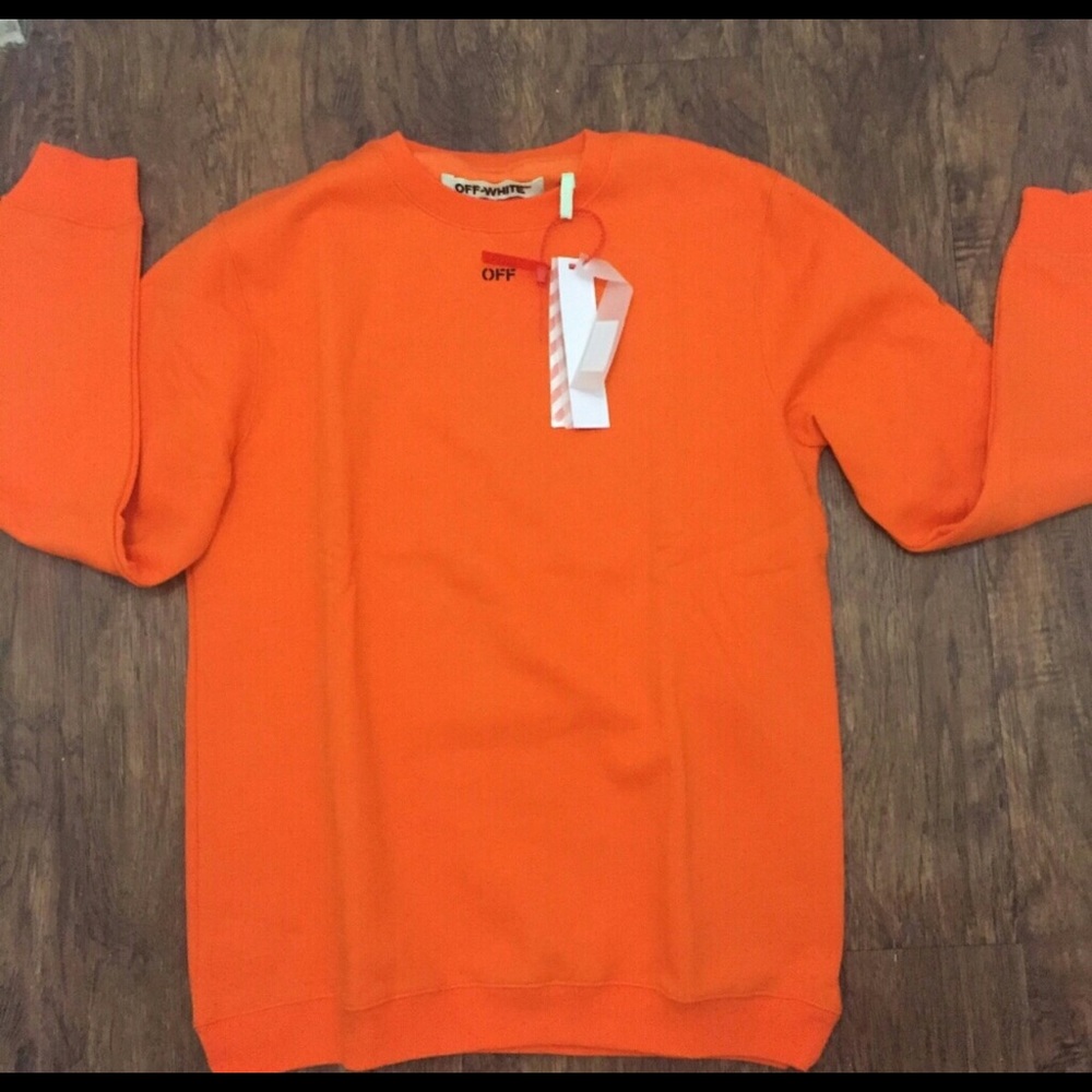 Vlone x Off-White Orange Crewneck